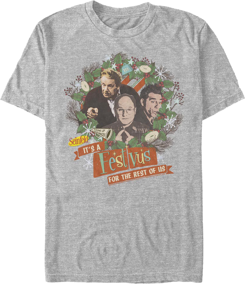 Festivus Collage Seinfeld T-Shirt product image 1