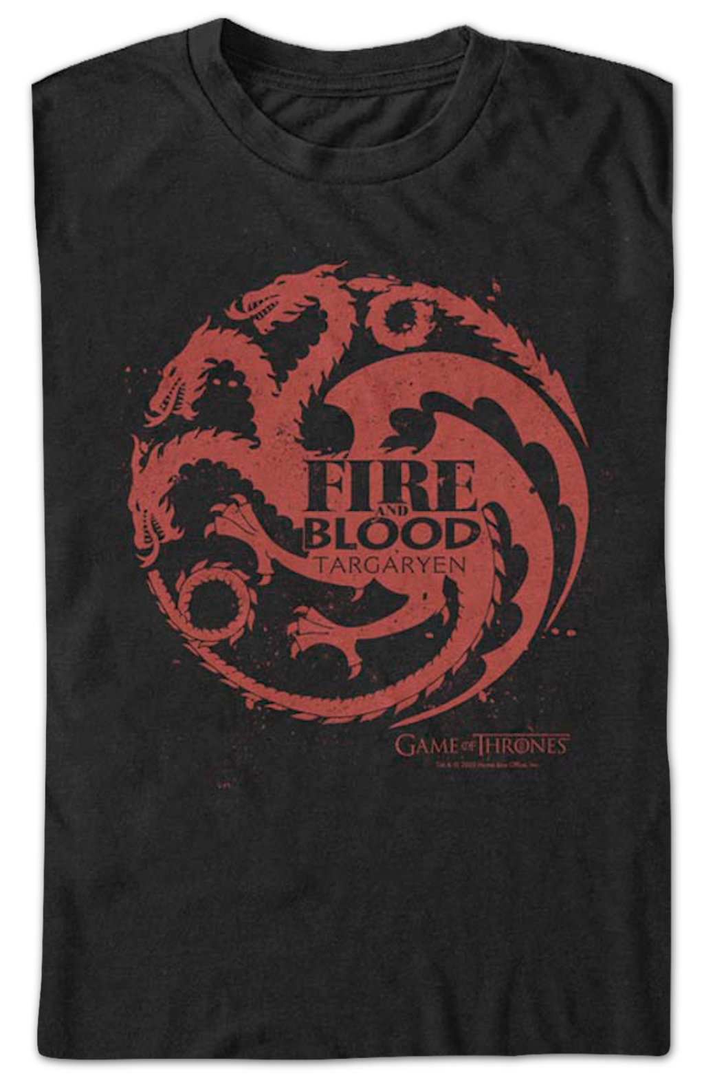 Fire And Blood Game Of Thrones T-Shirt product image 2