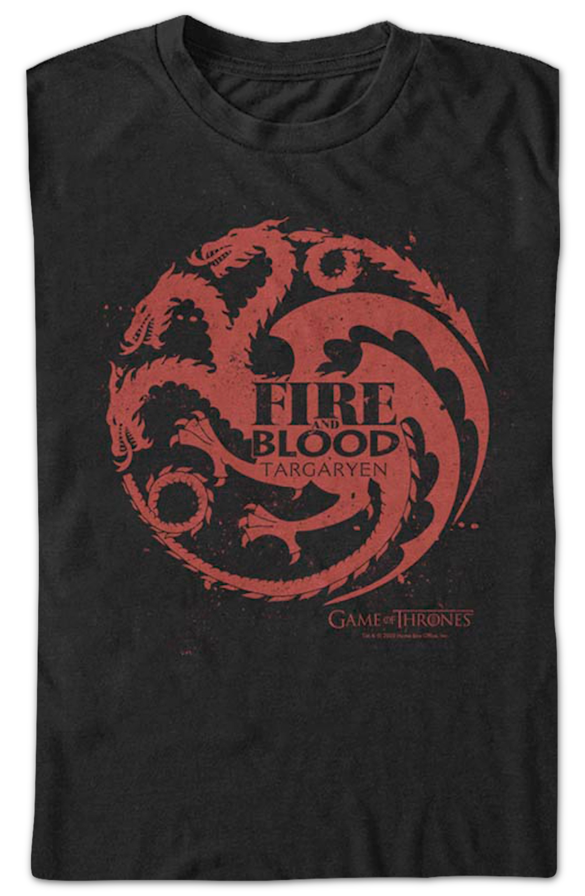 Fire And Blood Game Of Thrones T-Shirt product image 2