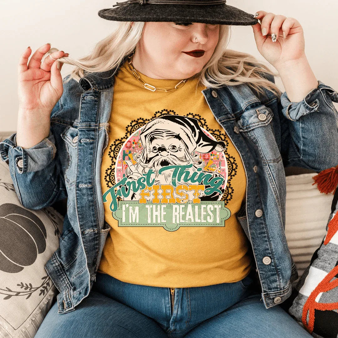 First Things I'm The Realest Tee product image 2
