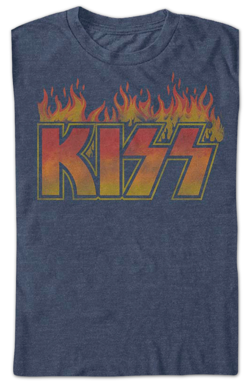 Flaming Logo KISS T-Shirt product image 2