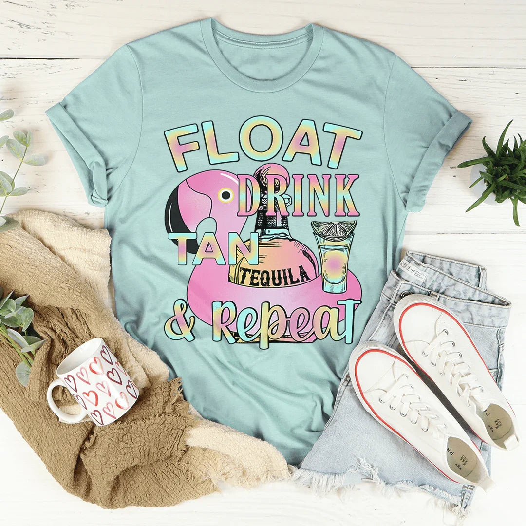 Float Drink Tan Repeat Tee product image 4