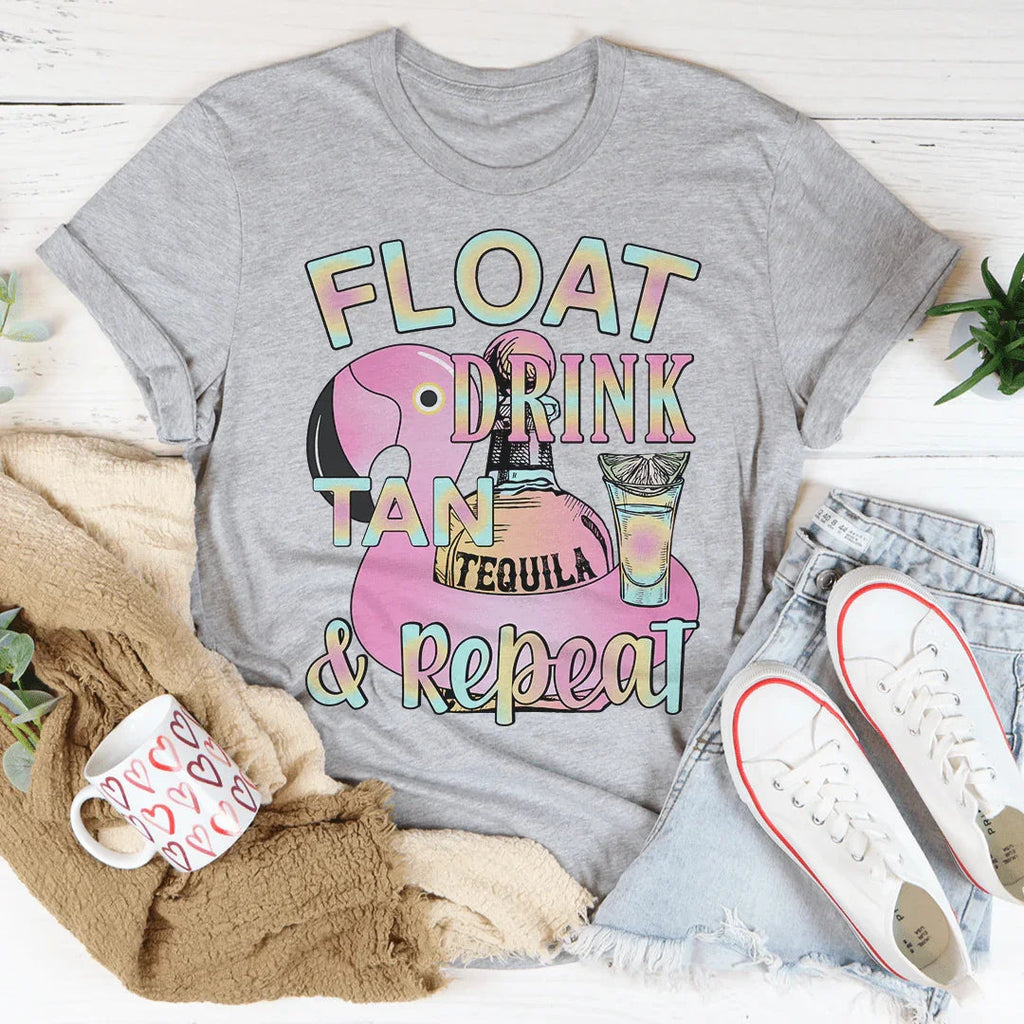 Float Drink Tan Repeat Tee product image 3