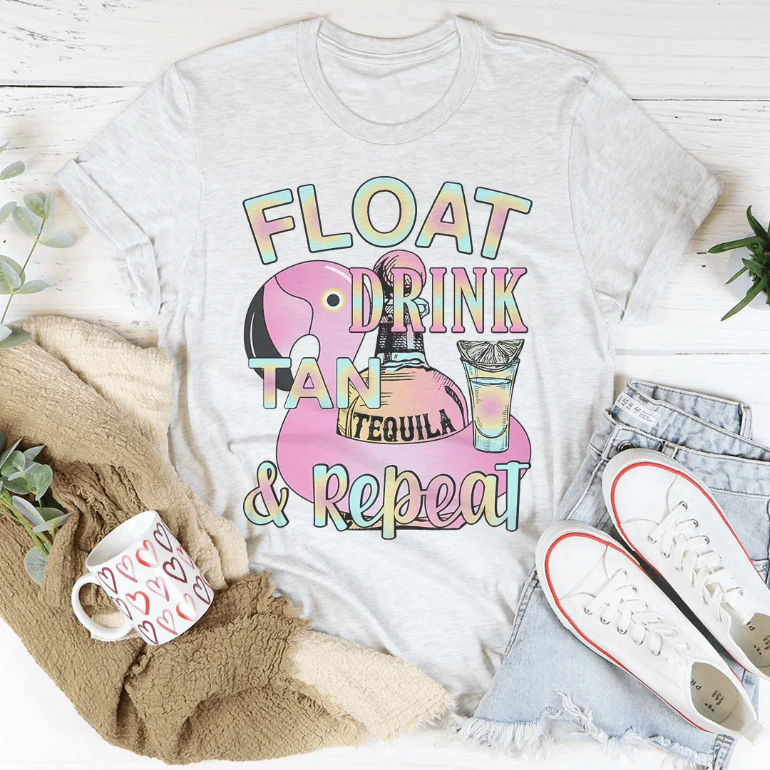 Float Drink Tan Repeat Tee product image 2
