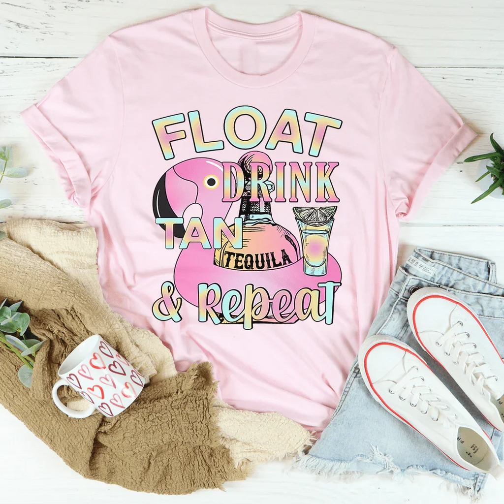 Float Drink Tan Repeat Tee product image 1