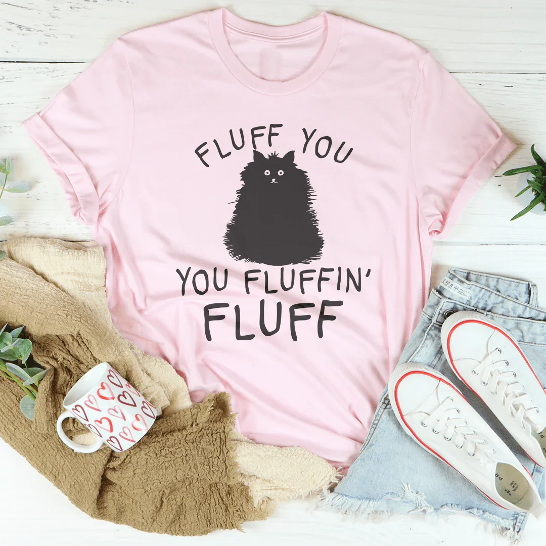 Sassy Cat Lover Crewneck Top – "FLUFF YOU FLUFFIN' product image 3