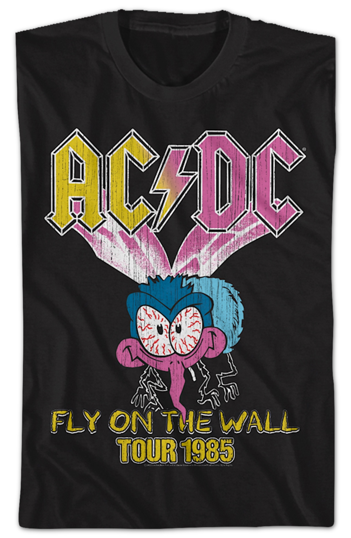 Fly On The Wall Tour 1985 ACDC Shirt product image 2