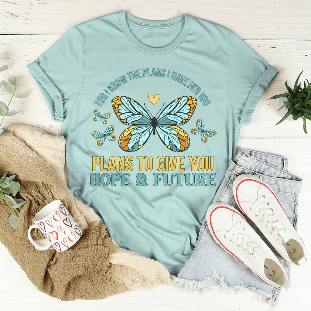 For I Know The Plans I Have You Tee product image 4