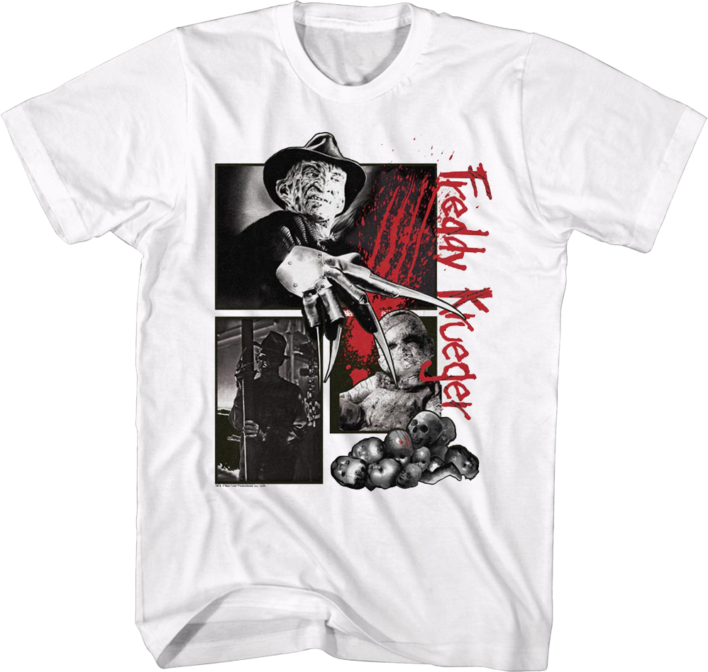 Freddy Krueger Collage Nightmare On Elm Street T-Shirt product image 1
