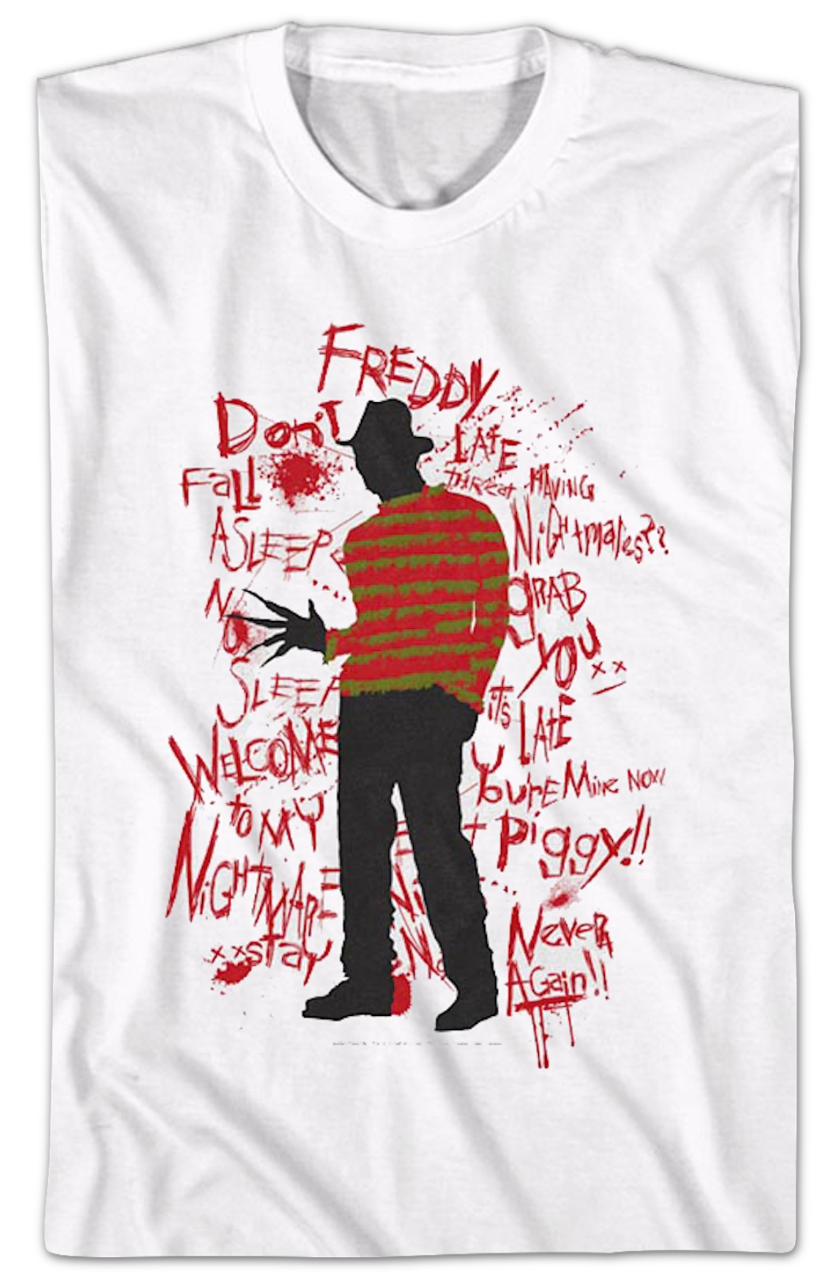 Freddy Krueger Quotes Nightmare On Elm Street T-Shirt product image 2