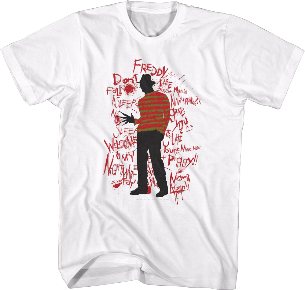 Freddy Krueger Quotes Nightmare On Elm Street T-Shirt product image 1