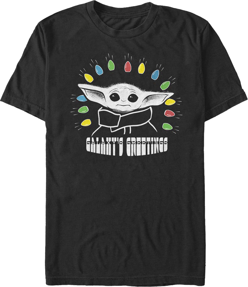 Galaxy's Greetings The Mandalorian Star Wars T-Shirt product image 1