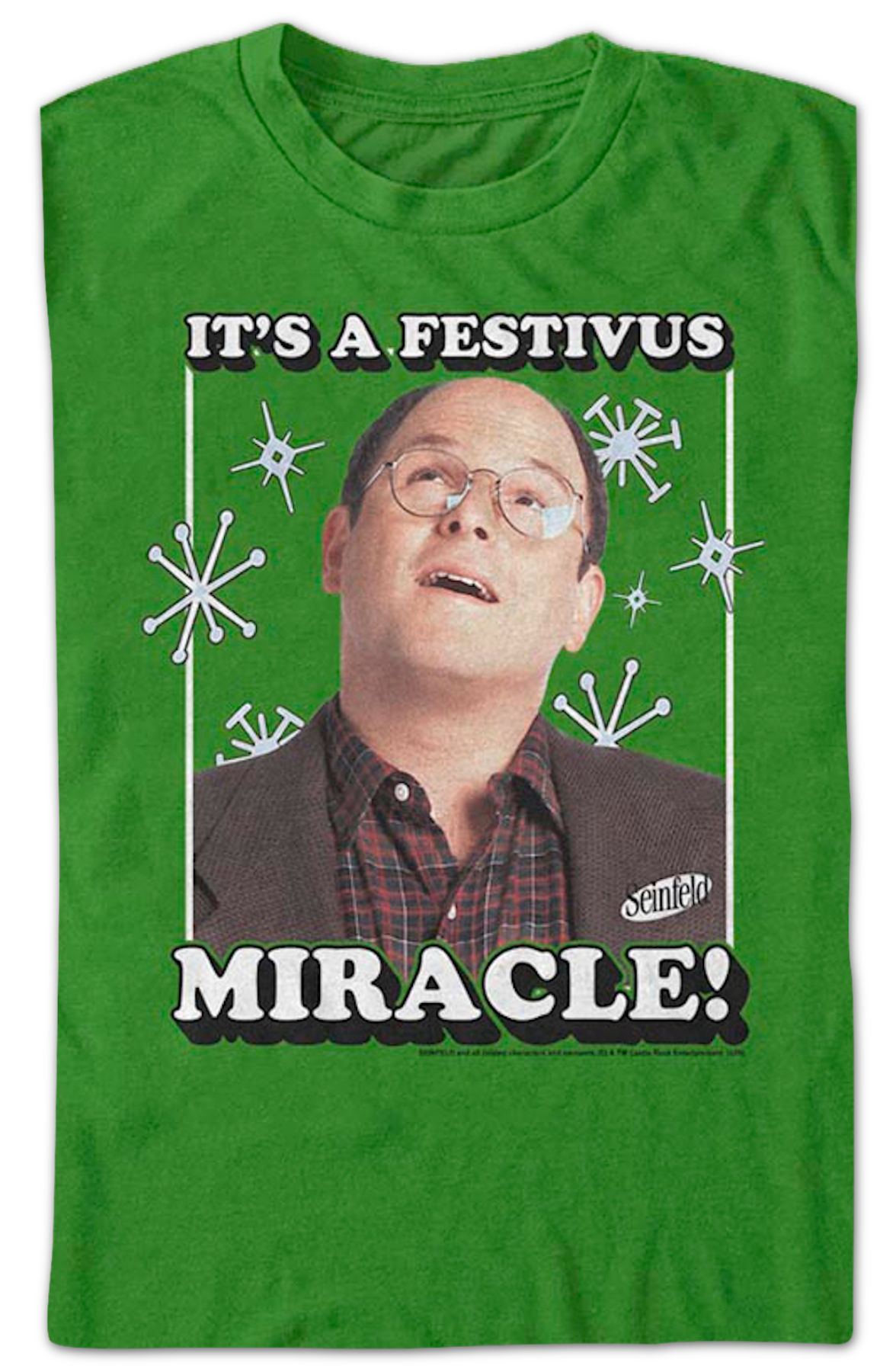 George Costanza It's A Festivus Miracle Seinfeld T-Shirt product image 2