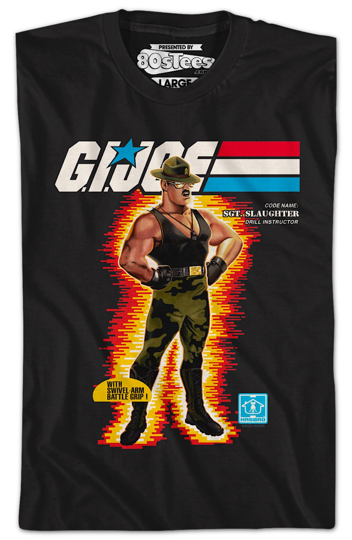 Box Art Sgt. Slaughter GI Joe T-Shirt product image 2