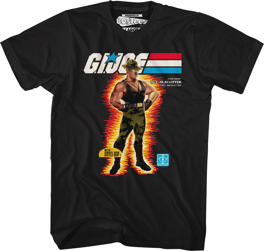 Box Art Sgt. Slaughter GI Joe T-Shirt product image 1