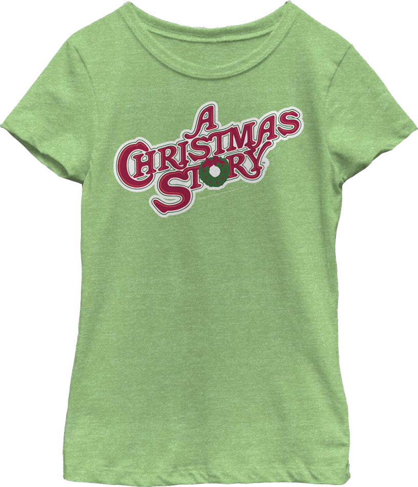 Girls Youth Classic Logo A Christmas Story Shirt product image 1