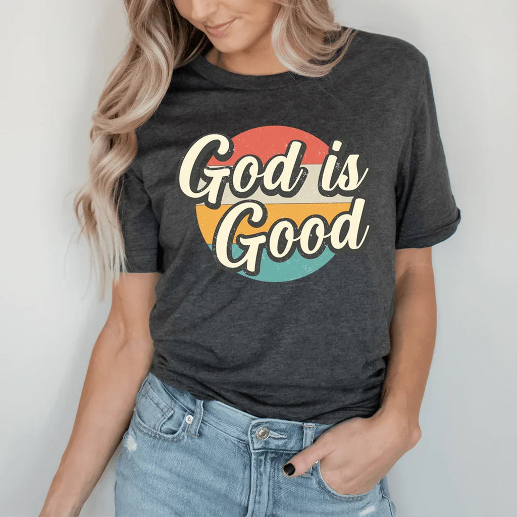 "God Is Good" – Minimalist Christian Faith Graphic Top product image 1