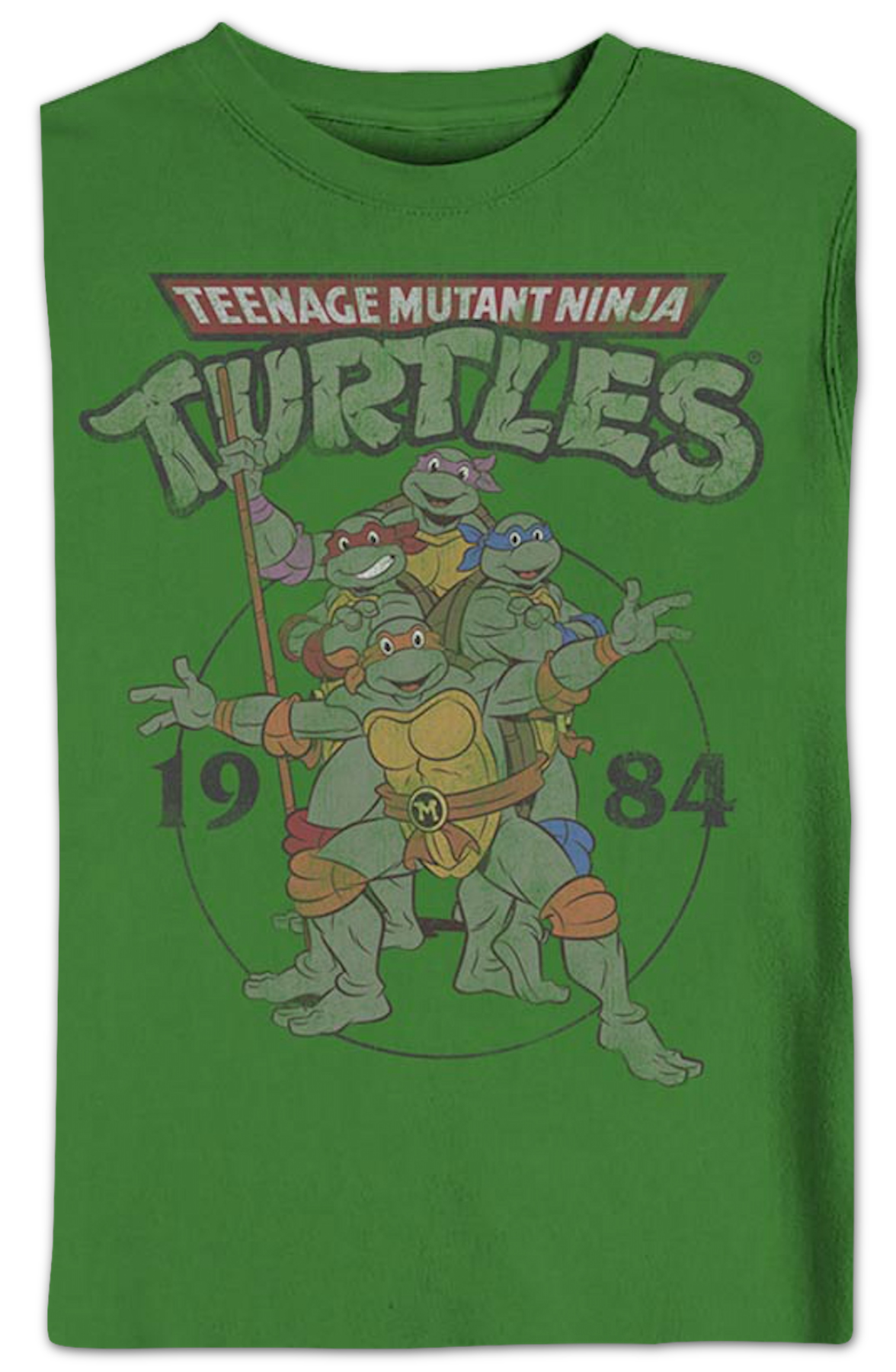 Green 1984 Teenage Mutant Ninja Turtles Sweatshirt product image 2