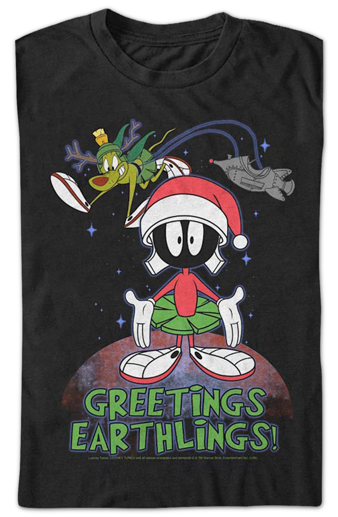 Greetings Earthlings Marvin The Martian Looney Tunes T-Shirt product image 2