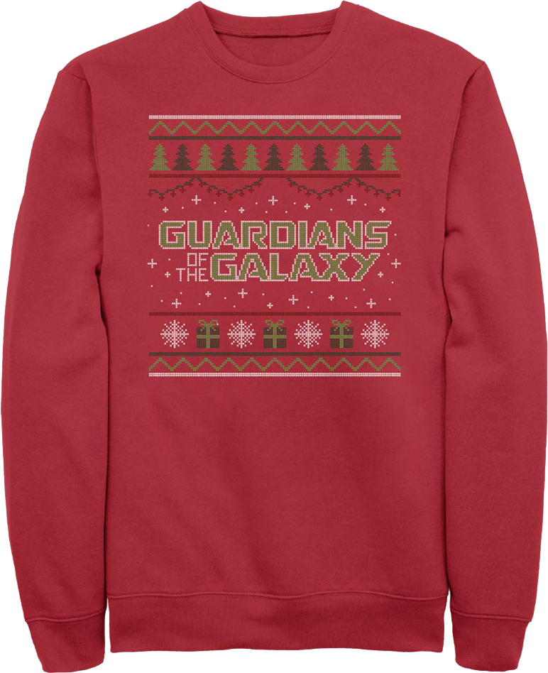 Guardians Of The Galaxy Faux Ugly Sweater Marvel Comics product image 1