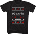 Guitars Faux Ugly Christmas Sweater Foreigner T-Shirt product image 1