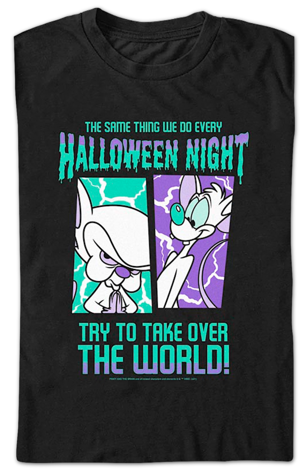 Halloween Night Pinky and the Brain T-Shirt product image 2