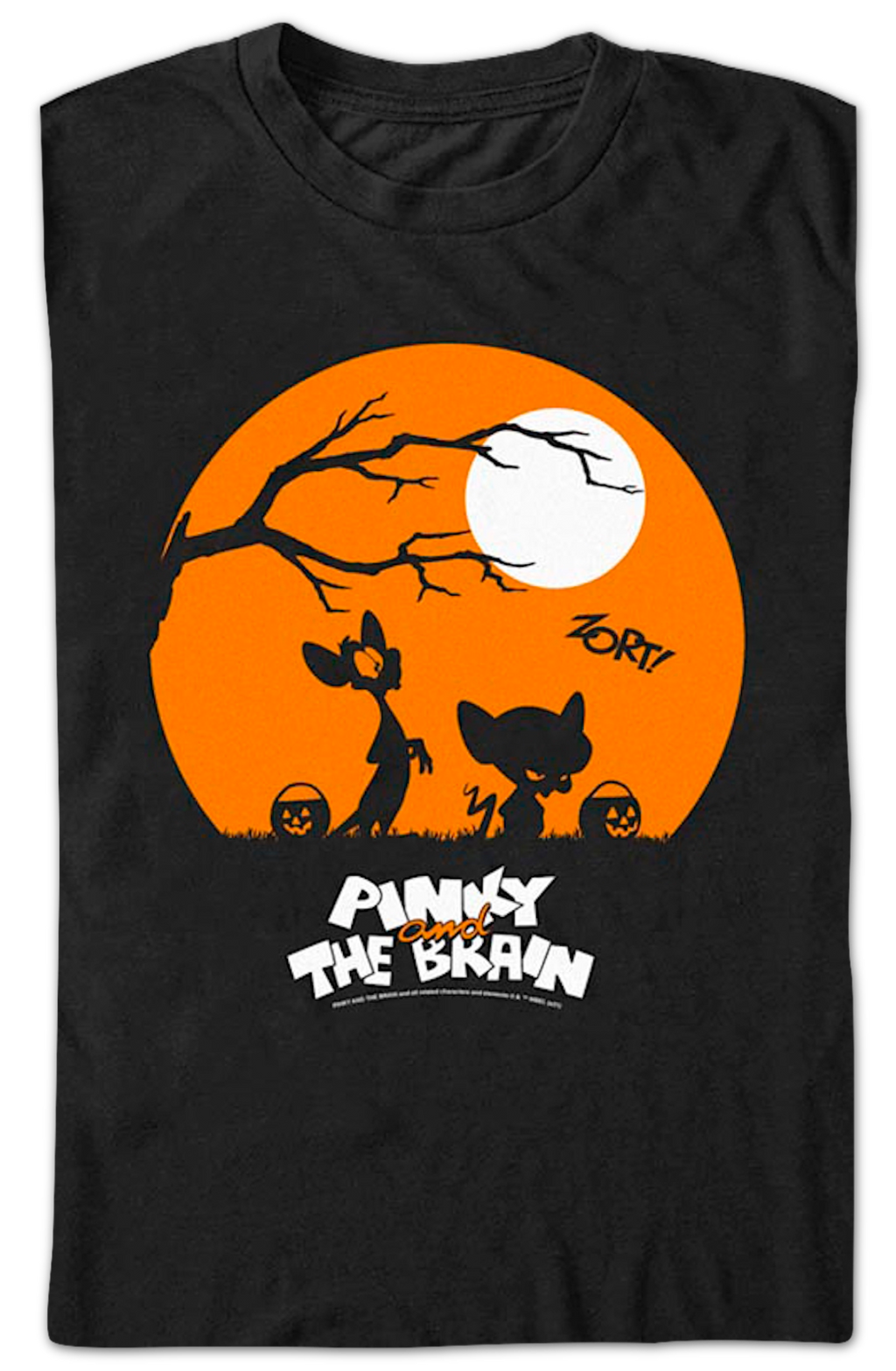 Halloween Silhouettes Pinky and the Brain T-Shirt product image 2