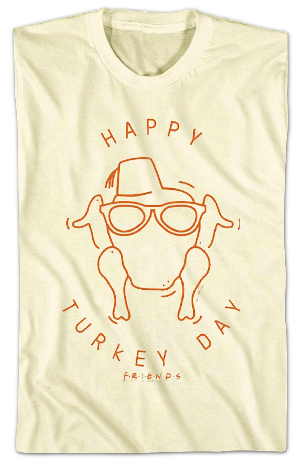 Happy Turkey Day Friends T-Shirt product image 2