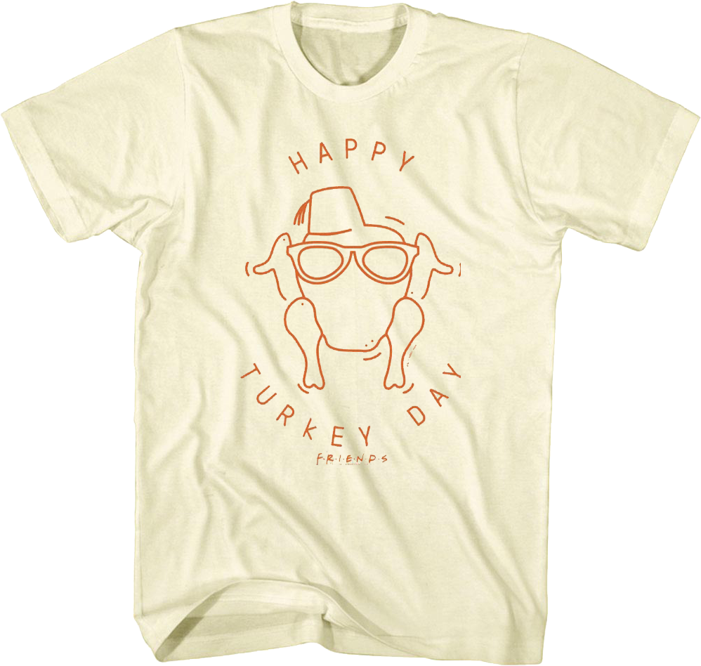 Happy Turkey Day Friends T-Shirt product image 1