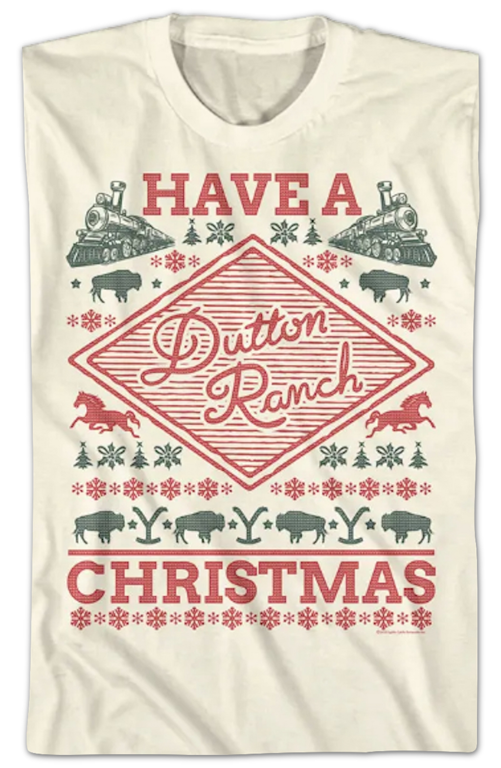 Have A Dutton Ranch Christmas Yellowstone T-Shirt product image 2