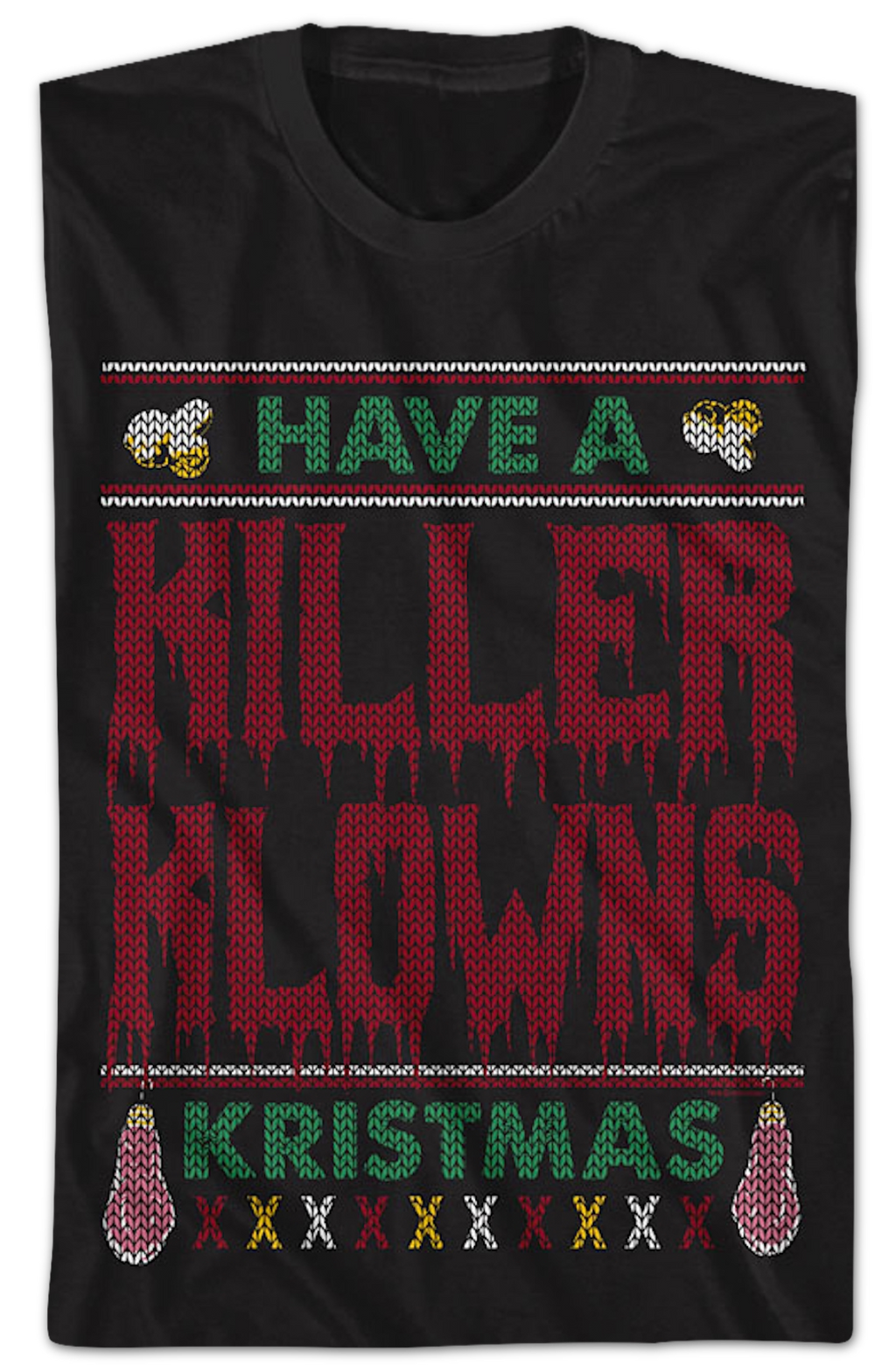 Have A Killer Klowns Kristmas From Outer Space T-Shirt product image 2