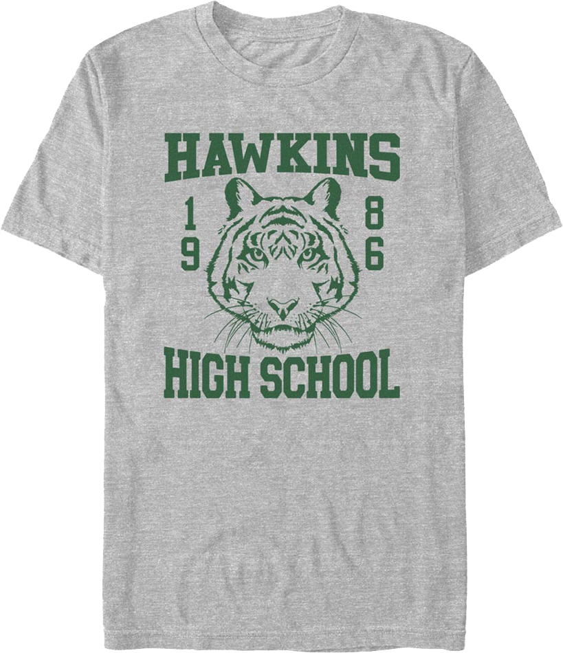 Hawkins High School Tigers 1986 Stranger Things T-Shirt product image 1