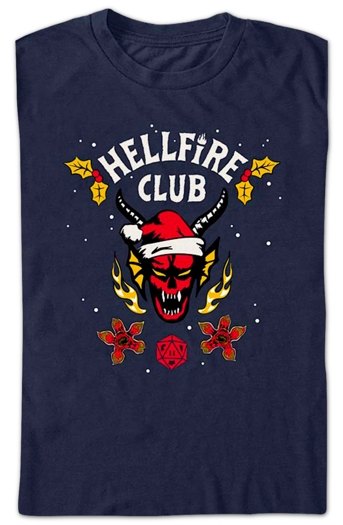 Hellfire Club Christmas Logo Stranger Things T-Shirt product image 2