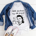 Coffee Lover Sarcastic Graphic Tee – Hello Darkness My Old product image 1