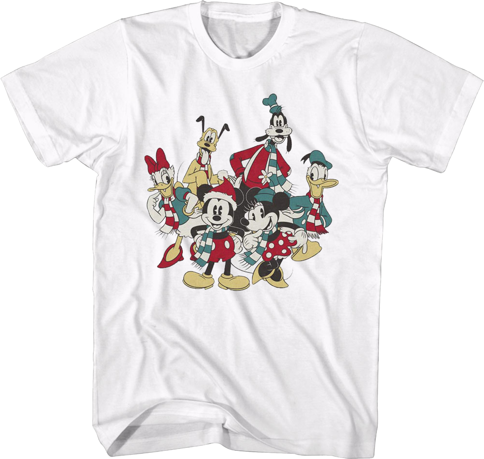 Holiday Group Photo Disney T-Shirt product image 1