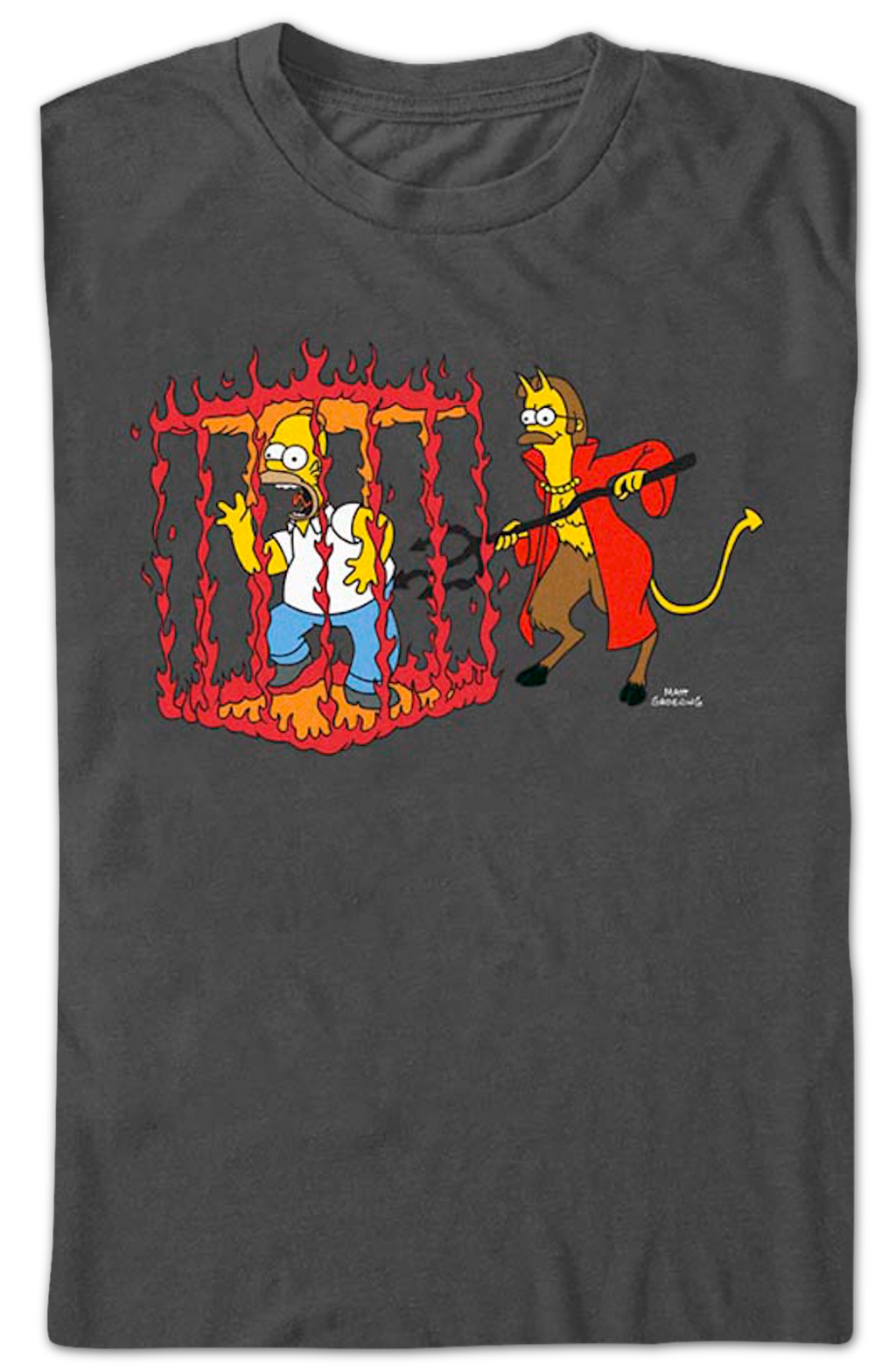Homer In Devil's Cage The Simpsons T-Shirt product image 2
