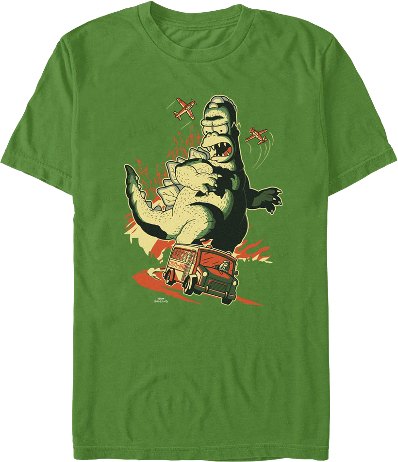 Homerzilla The Simpons T-Shirt product image 1