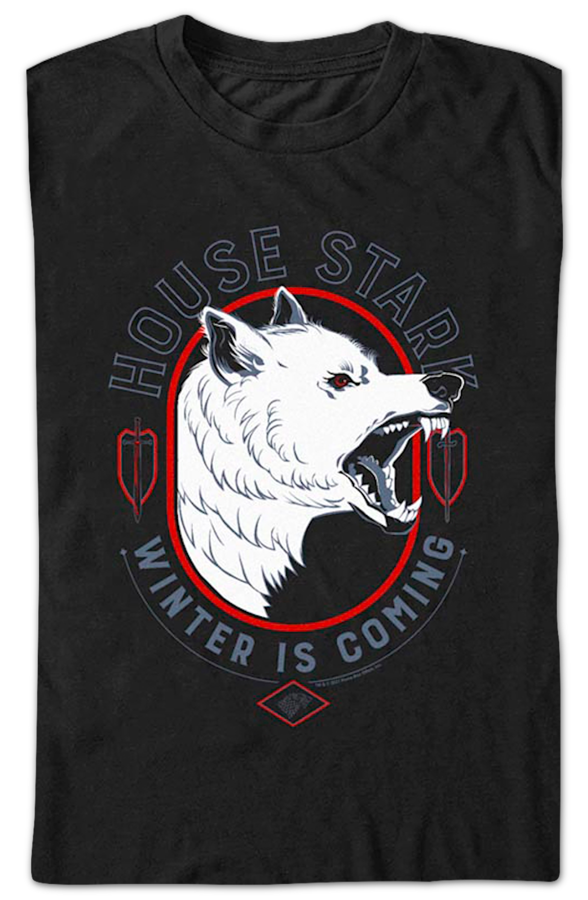 House Stark Game Of Thrones T-Shirt product image 2