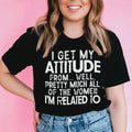 I Get My Attitude From All The Women I'm Related To Tee product image 1