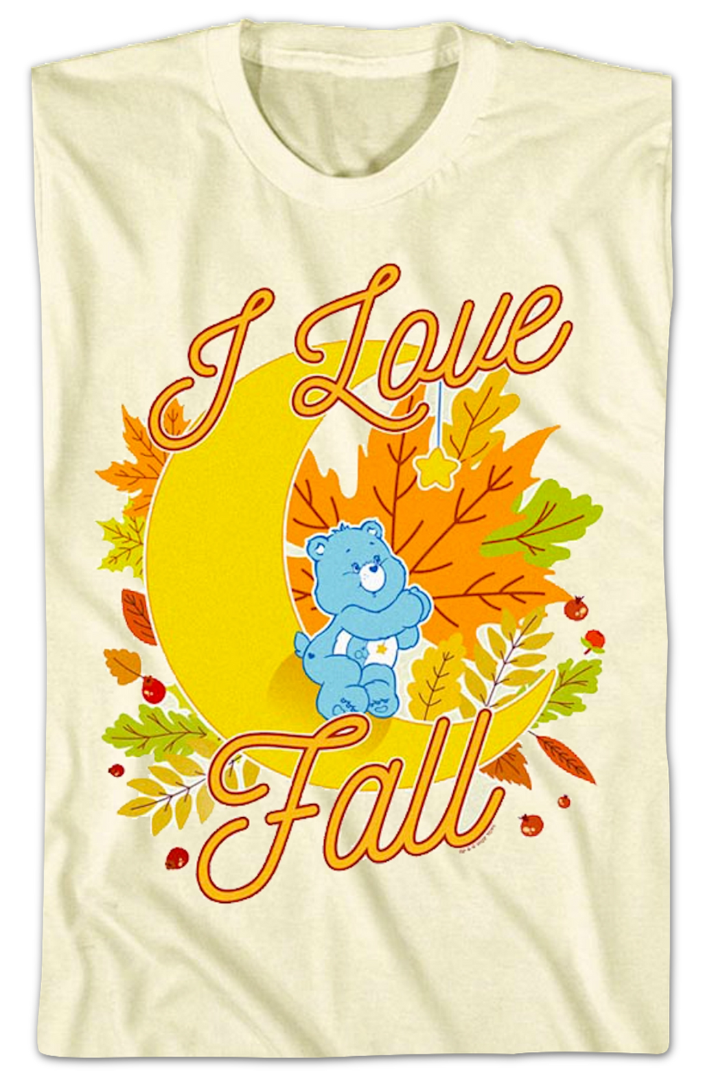 I Love Fall Care Bears T-Shirt product image 2
