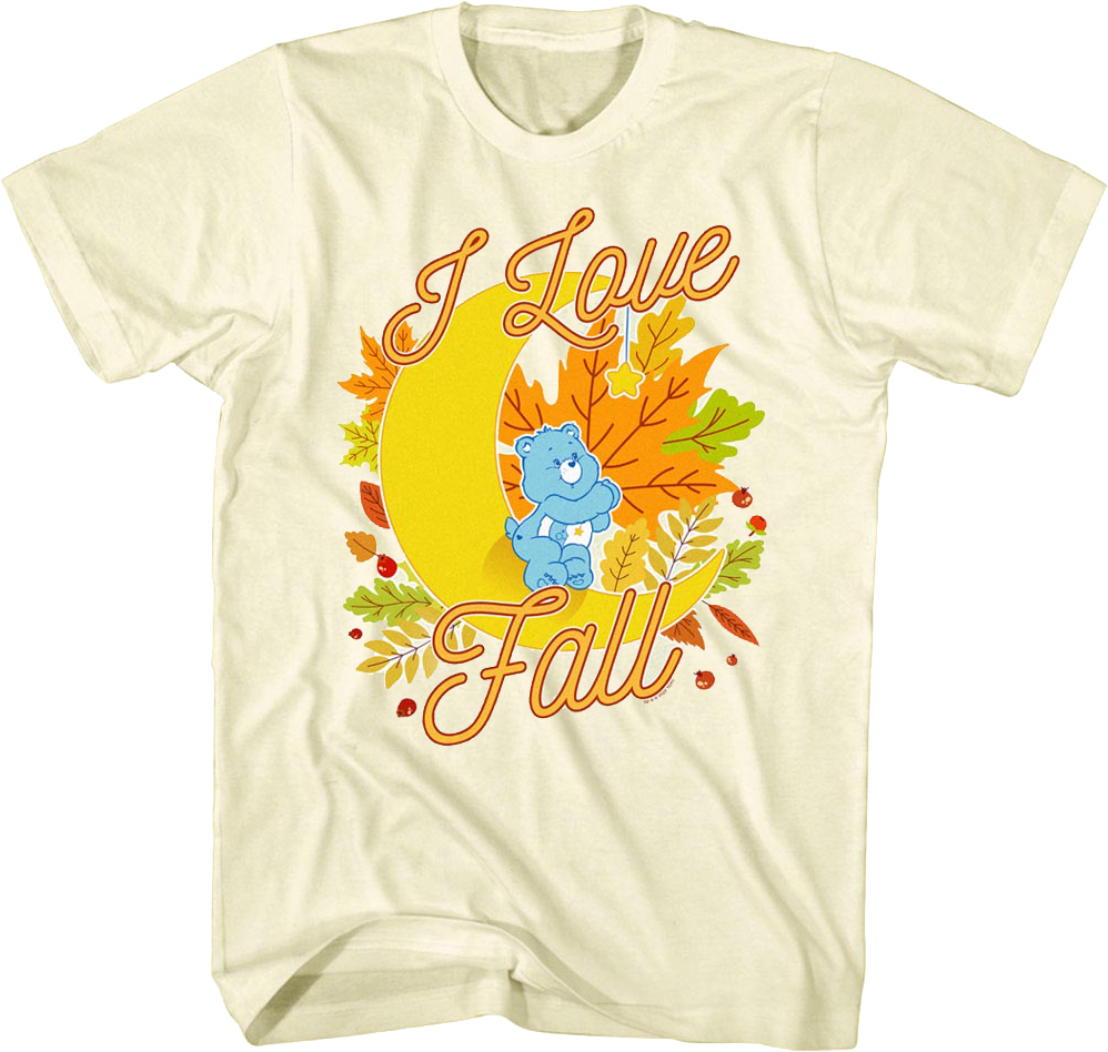 I Love Fall Care Bears T-Shirt product image 1