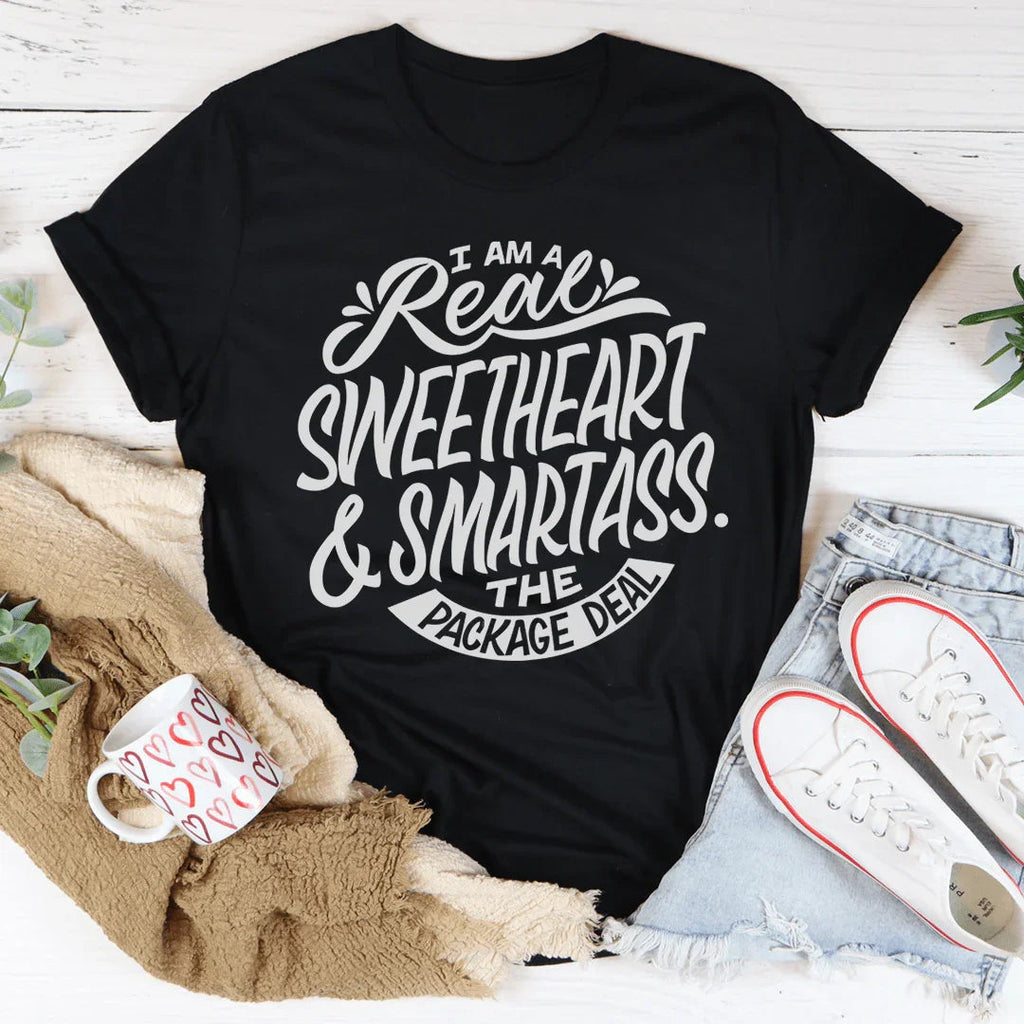 \"I'm A Real Sweetheart\" – Sassy Sarcastic Graphic T-Shirt product image 2
