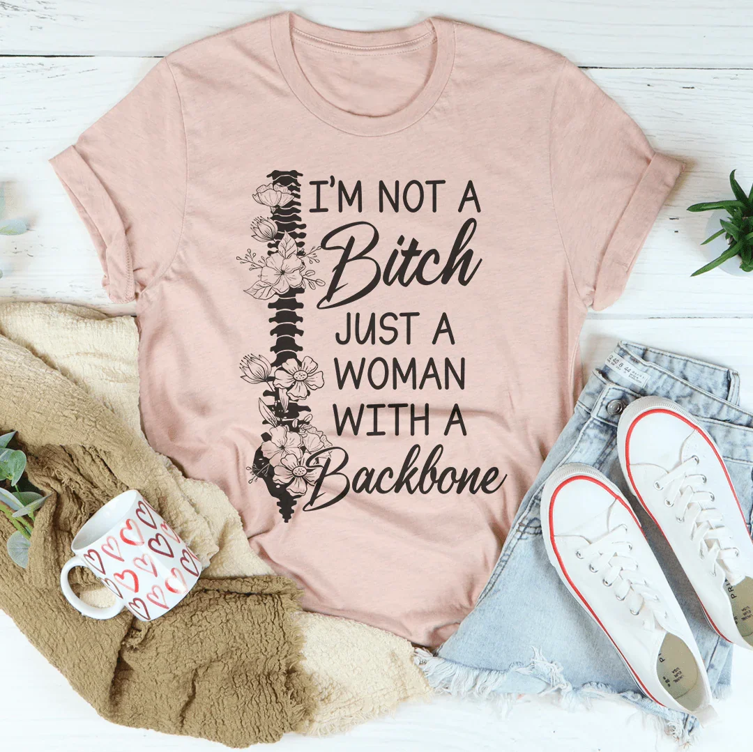 I'm A Woman With A Backbone Tee product image 1