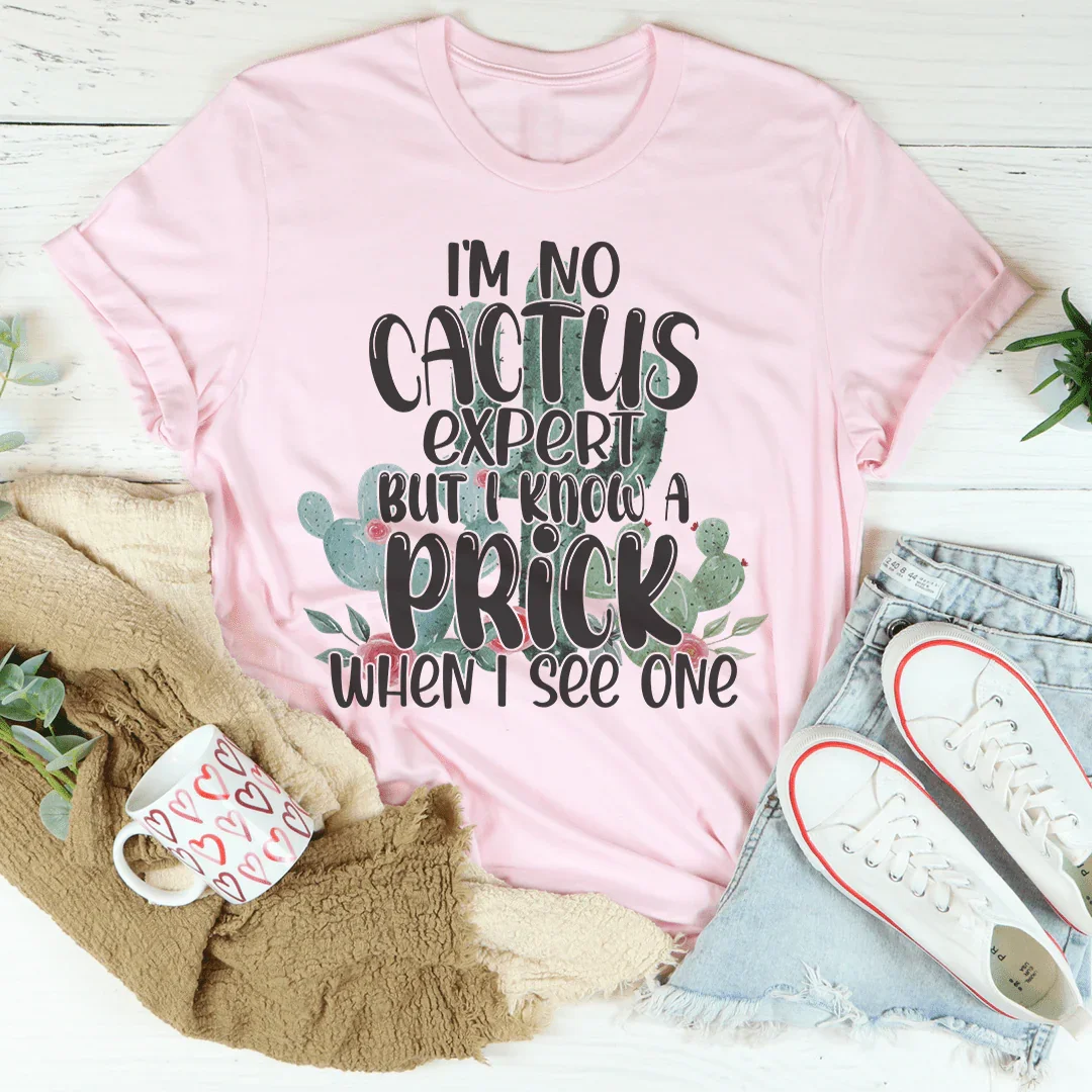Sarcastic Plant Lover Casual Top – I'm No Cactus Expert But product image 4