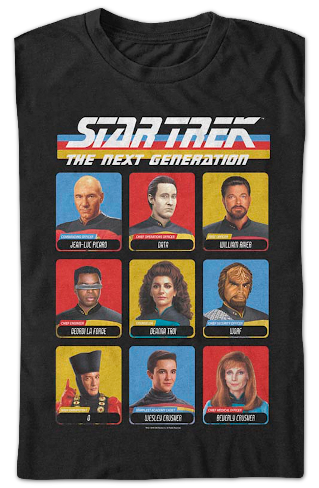 Iconic Characters Star Trek The Next Generation T-Shirt product image 2