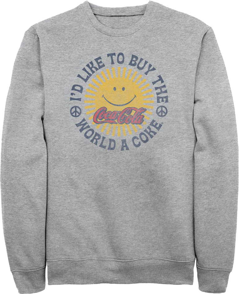 I'd Like To Buy The World A Coke Coca-Cola Sweatshirt product image 1