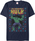 Incredible Hulk Faux Ugly Christmas Sweater Marvel Comics product image 1