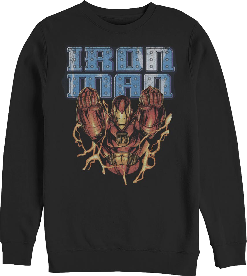 Iron Man Electric Flight Marvel Comics Sweatshirt product image 1