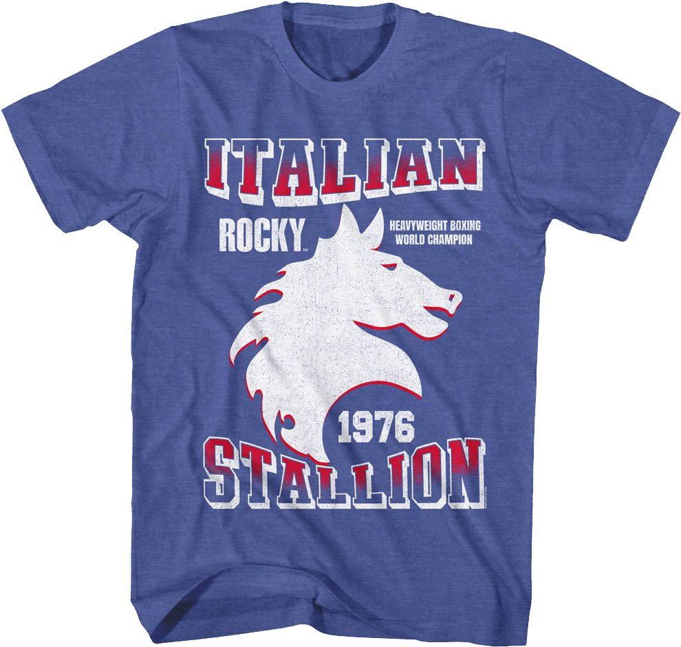Italian Stallion World Champion Rocky T-Shirt product image 1