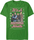 It's A Festivus Miracle Faux Ugly Sweater Seinfeld T-Shirt product image 1